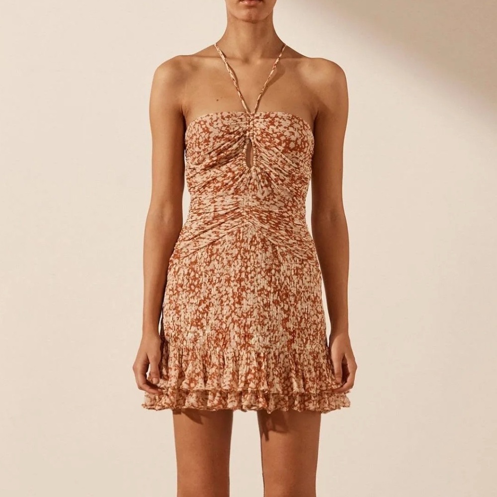 SHONA JOY Hala Keyhole Mini Dress CURIO FAENA MIAMI